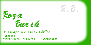 roza burik business card